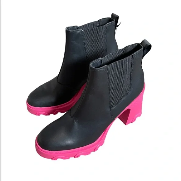 SOREL Brex™ Waterproof Platform Block Heel Chelsea Boot (Women) - NEW - Picture 2 of 9